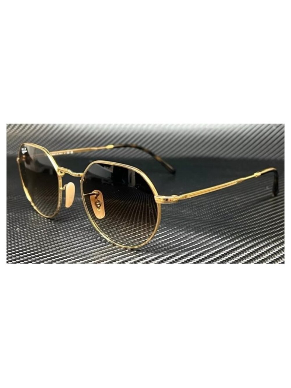 New Ray-Ban Clear Gradient Brown Sunglasses